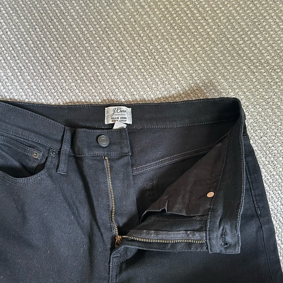 J. Crew Black Billie Demi Boot Crop - Picture 7 of 9